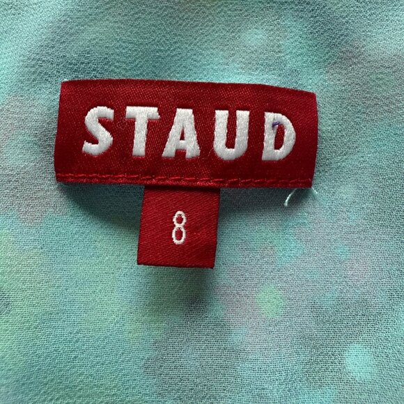 Staud Rainbow Floral Milla Mini Dress - Picture 7 of 16